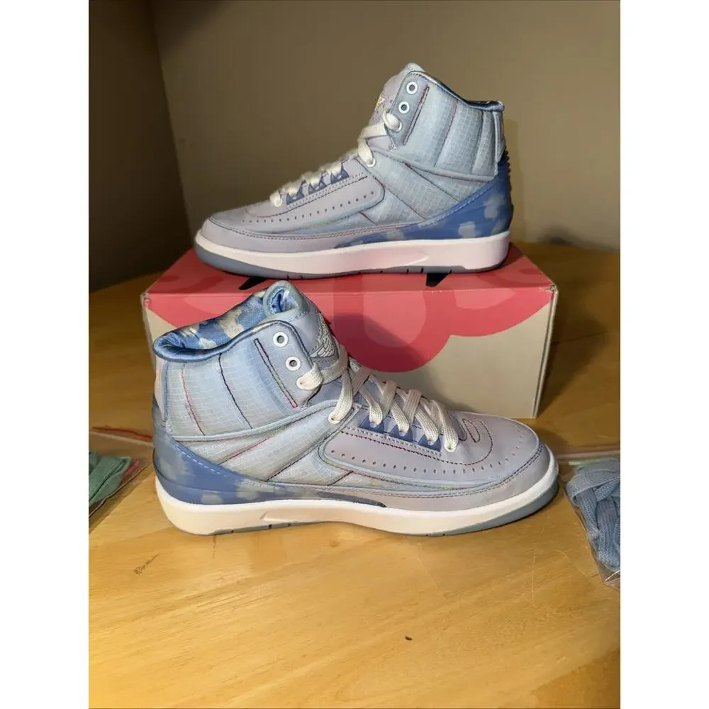 Air Jordan 2 Retro SP J Balvin DQ07691-419 SIZE 4Y / 5.5W Celestine Blue